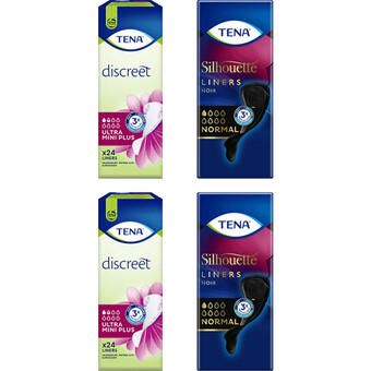 Albert Heijn Tena discreet ultra mini & silhouette pakket aanbieding