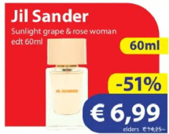 Die Grenze Jil Sander 60 ml aanbieding