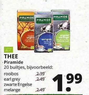 Natuurwinkel Thee Piramide aanbieding