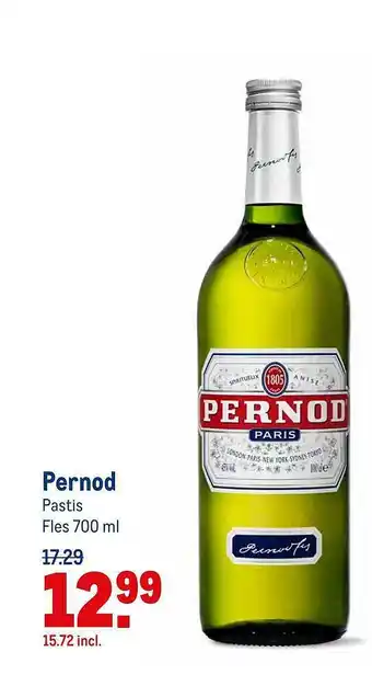 Makro Pernod Pastis aanbieding