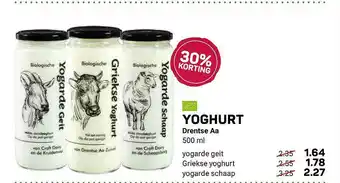 Ekoplaza Yoghurt Drentse Aa 30% Korting aanbieding