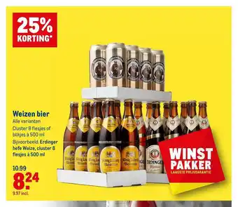 Makro Weizen Bier 25% Korting aanbieding