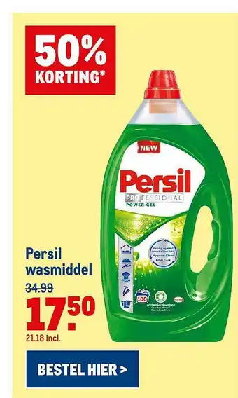 Makro Persil Wasmiddel 50% Korting aanbieding