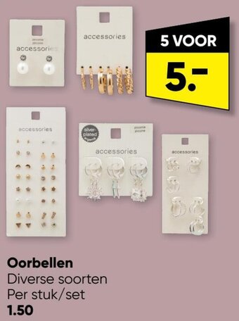 Big Bazar Oorbellen aanbieding