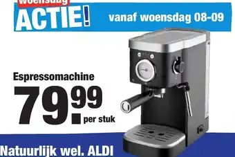 ALDI Espressomachine aanbieding