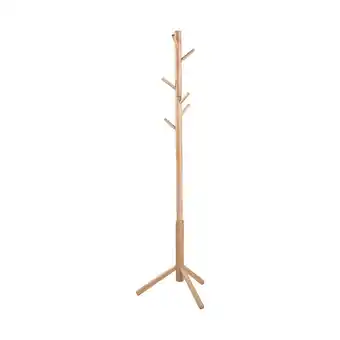 Leen Bakker Kapstok tinn - naturel - 176x51x45 cm - leen bakker aanbieding