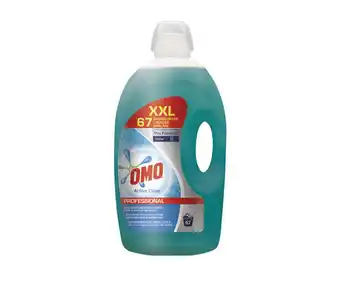 Voordeeldrogisterij Omo wasmiddel wit active clean - 5l aanbieding