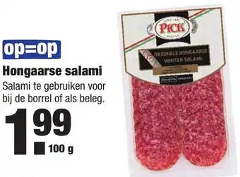 ALDI Hongaarse salami 100 g aanbieding