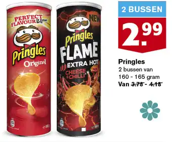 Hoogvliet Pringles 2*160-165g aanbieding