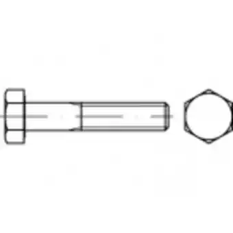 Conrad Toolcraft to-5402466 zeskantbouten m10 65 mm buitenzeskant iso 4014 staal thermisch verzinkt 100 stuk(s) aanbieding