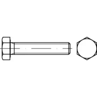 Conrad Toolcraft to-5443380 zeskantbouten 38 mm 22 mm buitenzeskant 83933 staal 100 stuk(s) aanbieding