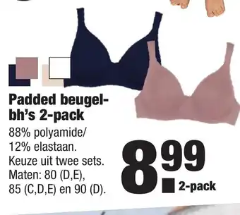 ALDI Padded beugel-bh's 2-pack aanbieding