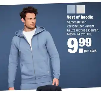 ALDI Vest of Hoodie M-XXL aanbieding