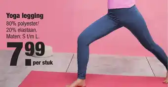 ALDI Yoga legging S-L aanbieding