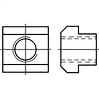 Conrad Toolcraft to-6855264 t-gleufsteen m24 din 508 staal gehard 10 stuk(s) aanbieding