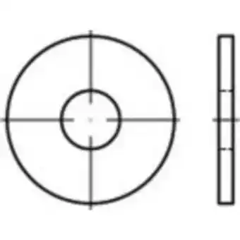 Conrad Toolcraft to-5454759 klinkring 17 mm 100 stuk(s) aanbieding