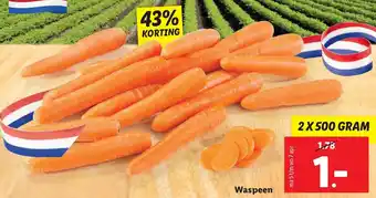 Lidl Waspeen 2x500g aanbieding