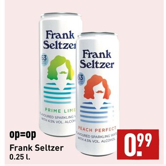 ALDI Frank Seltzer 0.25 l aanbieding