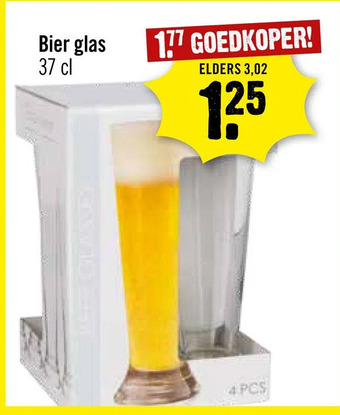 Dirck 3 Bier glas aanbieding