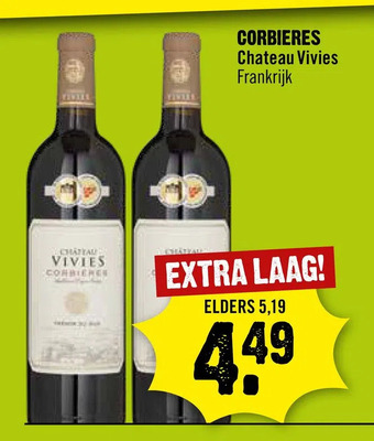 Dirck 3 Corbieres chateau vivies aanbieding