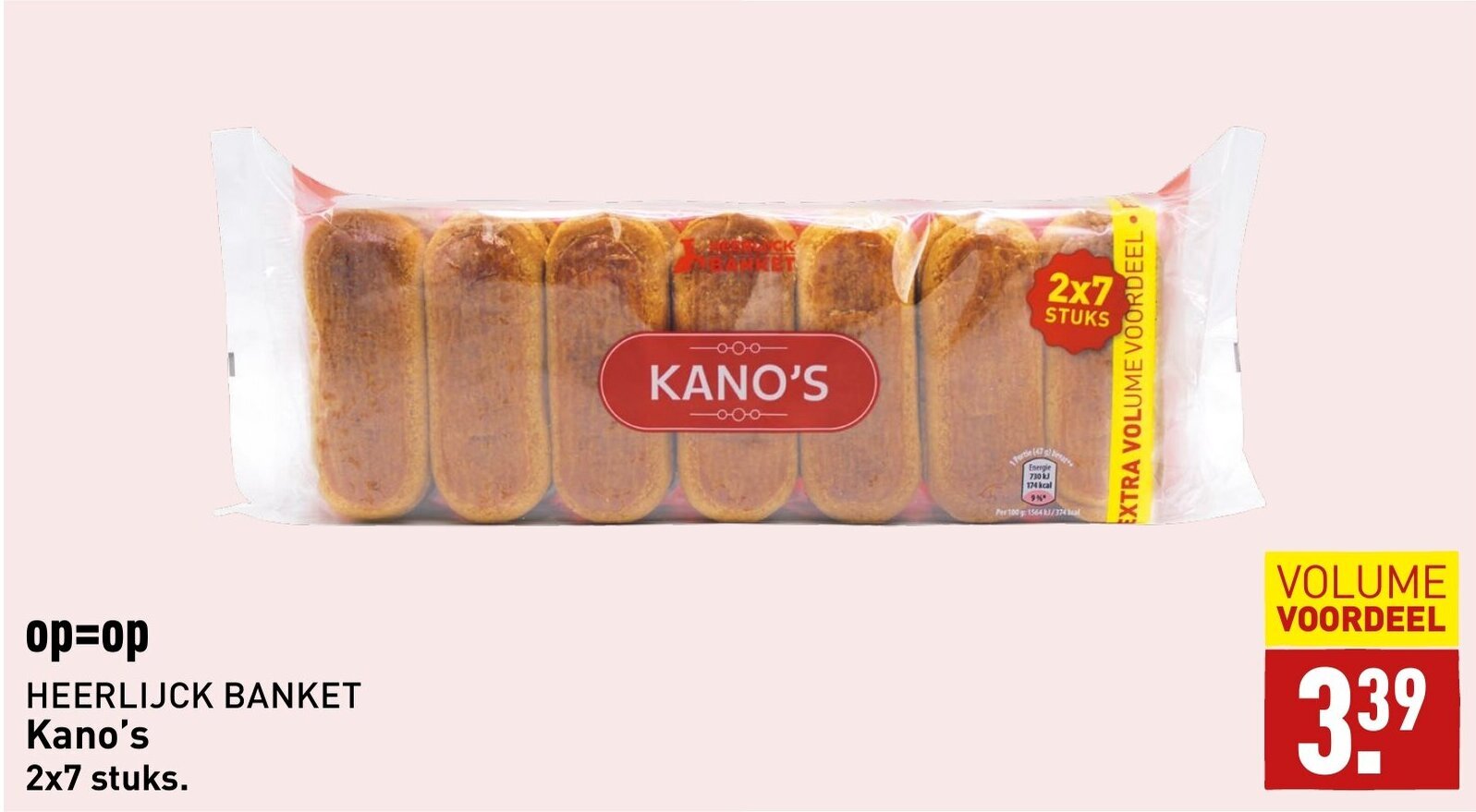 Kano's HEERLIJCK BANKET aanbieding bij ALDI
