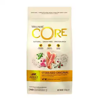 Welkoop Wellness core sterilised original adult - kattenvoer - kip kalkoen aanbieding