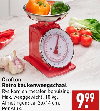 ALDI Crofton Retro keukenweegschaal aanbieding