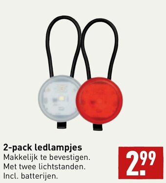 ALDI 2-pack ledlampjes aanbieding