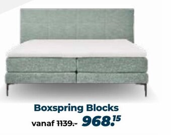 Beddenreus Boxspring Blocks aanbieding