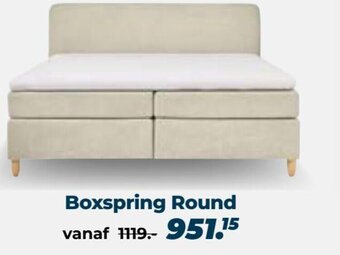 Beddenreus Boxspring Round aanbieding