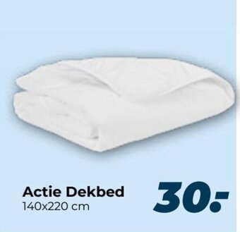 Beddenreus Actie Dekbed 140x220 cm aanbieding
