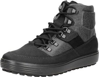 Bol.com Ecco soft 7 tred dames hoge sneakers - zwart - maat 42 aanbieding