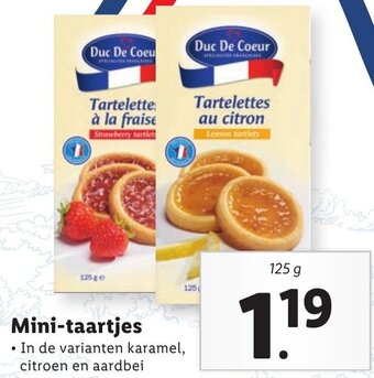 Lidl Mini-taartjes 125g aanbieding