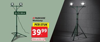 Lidl PARKSIDE Werklamp aanbieding