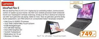 Hardware Expert Lenovo IdeaPad Flex 5 Laptop aanbieding
