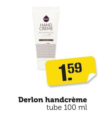 Coop Derlon handcrème 100ml aanbieding