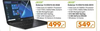 Hardware Expert Acer Extensa 15 EX215-52-3528 Laptop Of Acer Extensa 15 EX215-53G-30V4 Laptop aanbieding