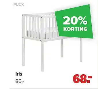 Baby-Dump Puck Iris Wieg 20% Korting aanbieding