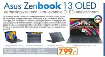 Hardware Expert Asus Zenbook 13 OLED Laptop aanbieding