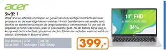 Hardware Expert Acer Swift 1 Laptop aanbieding