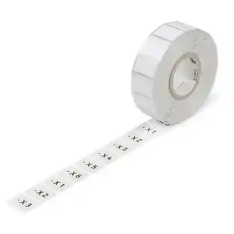 Conrad Wago 210-847 210-847 etiketten voor thermotransferprinter markeringsvlak: 22 x 22 mm zilver aantal markeringen: 300 300 stuk( aanbieding