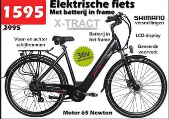 iTEK Elektrische Fiets Met Batterij In Frame aanbieding