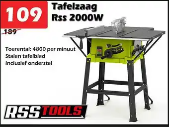 iTEK Tafelzaag Rss 2000W aanbieding