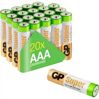 Conrad Gp batteries gp24aet-2vs20 aaa batterij (potlood) alkaline 1.5 v 20 stuk(s) aanbieding