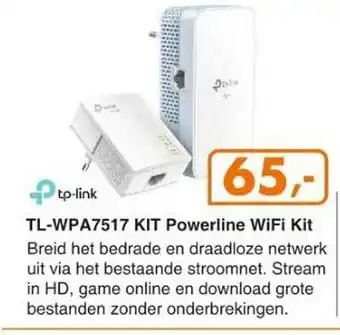 Hardware Expert TP-Link TL-WPA7517 Kit Powerline WiFi Kit aanbieding