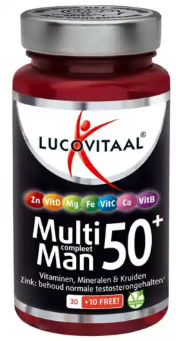 De Online Drogist Lucovitaal multi compleet man 50+ tabletten 40tb aanbieding