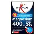 De Online Drogist Lucovitaal magnesium 400 mg 2go poedersticks 14st aanbieding