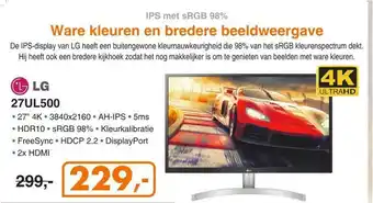 Hardware Expert LG 27UL500 Monitor aanbieding