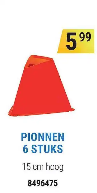 Decathlon Pionnen 6 Stuks aanbieding