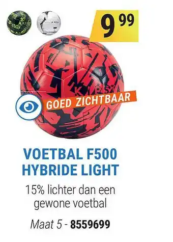 Decathlon Voetbal F500 Hybride Light aanbieding